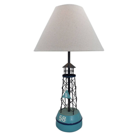 Stolná lampa 5761 Bója s textilným tienidlom SEA-Club