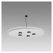 LEDWORKS Sono-LED Round Five 930 biela/čierna