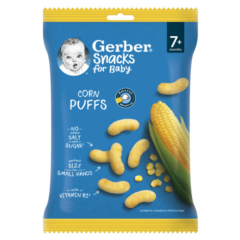 GERBER Snacks kukuričné chrumky 28 g