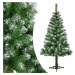 Juskys Umelý vianočný stromček 150 cm zelená s umelým snehom vrátane stojanu