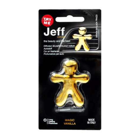 MR&MRS Jeff chrome magic vanilla osviežovač vzduchu zlatý 1 ks