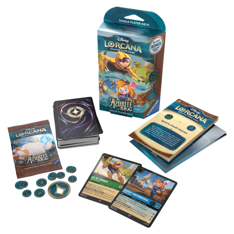 Ravensburger Disney Lorcana: Azurite Sea - Starter Deck Emerald & Sapphire