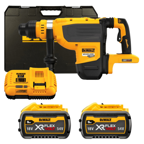 DEWALT 54V XR FLEXVOLT SDS-Max 13,3 J aku kombinované kladivo, 2x 9,0 Ah DCH735X2-QW