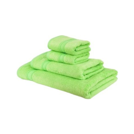 DOMMIO Sada bambusových uterákov a osušky zelená
