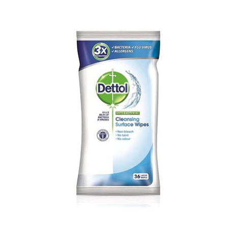 DETTOL Antibakteriálne obrúsky na povrchy 36 ks