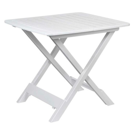 Rozkladací balkónový stôl PROGARDEN 79 cm biely DekorStyle