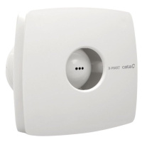 X-MART 10 kúpeľňový ventilátor axiálne, 15W, potrubia 100mm, biela 1010000