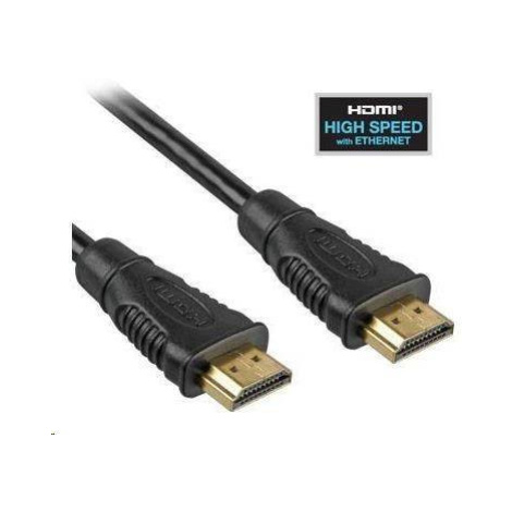 PREMIUMCORD HDMI kábel na HDMI 0,5 m (v1.4, 3D, pozlátené kontakty, tienené)