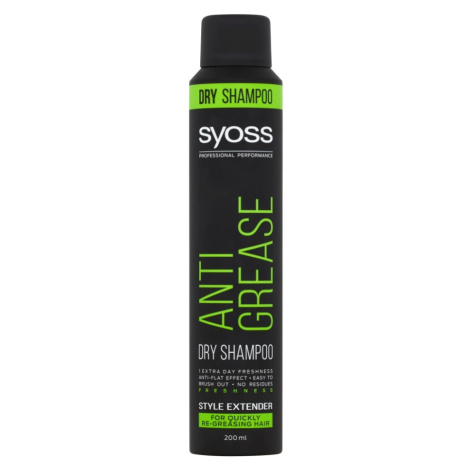 Syoss suchý šampón 200ml Anti Grease (mastné)