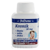 MedPharma KREMÍK 30mg+Biotín+Selén+PABA