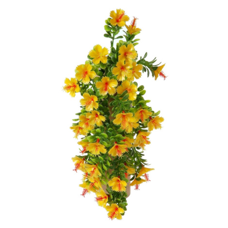 Umelá kvetina Ibištek oranžová, 40 cm