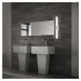 Kúpeľňové a zrkadlové svetlo Klak Brilo, chróm, 47 cm