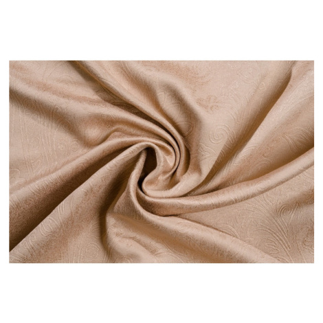 Hnedý záves 140x270 cm Cora - Mendola Fabrics