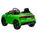 Elektrické autíčko Audi RSQ8, 12V, 2,4 GHz diaľkové ovládanie, USB / SD Vstup, LED, zelené