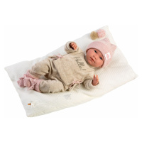 Llorens 74020 NEW BORN - realistická bábika bábätko so zvukmi a mäkkým látkovým telom - 42