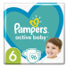 PAMPERS Active Baby Plienky jednorazové 6 (13-18 kg) 96 ks