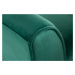LuxD Dizajnová lavica Dafina 90 cm zamat smaragdová zelená