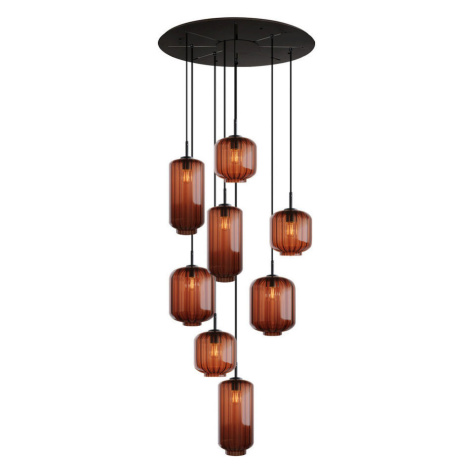 s.luce VELO gallery light 8 svetiel Ø 80cm baldachýn Ø 18/20/25cm