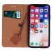 Diárové puzdro na Apple iPhone 14 Plus Geniune Leather Smart Pro hnedé