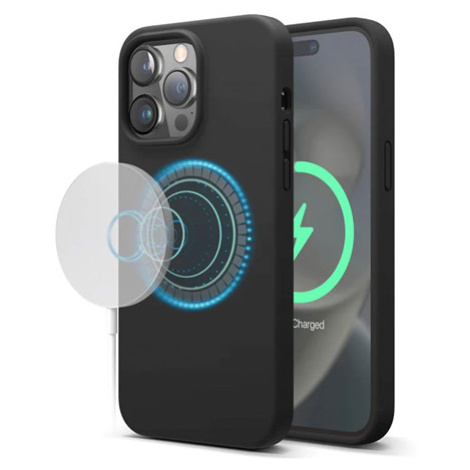 Elago kryt Silicone Case Magsafe pre iPhone 14 Pro Max - Black