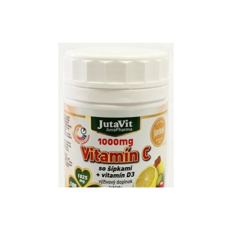 JutaVit Vitamín C 1000 mg so šípkami + vitamín D3 100 tbl