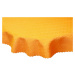 Obrus s nešpinivou úpravou, štvorčeky, obdĺžnik oranžová  130 x 160 cm ovál