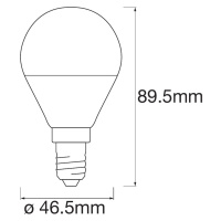 LEDVANCE SMART+ WiFi E14 5W kvapka RGBW