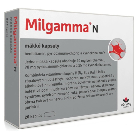 MILGAMMA N 20 kapsúl