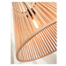 Závesné svietidlo s bambusovým tienidlom v prírodnej farbe ø 30 cm Merapi – Good&amp;Mojo