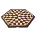 Drevené šachy - šesťuholník pre 3 hráčov