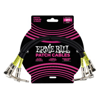 Ernie Ball 1' Patch Cable Black - 3 Pack