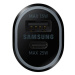 Nabíjačka do auta Samsung 40W USB/USB-C, duálna, čierna