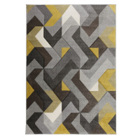 Kusový koberec Hand Carved Aurora Grey/Ochre - 120x170 cm Flair Rugs koberce