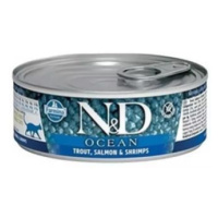 N&D CAT OCEAN TUNA, COD, SHRIMP & PUMPKIN 70 GR