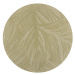 Kusový koberec Solace Lino Leaf Sage kruh - 160x160 (průměr) kruh cm Flair Rugs koberce