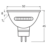 OSRAM LED reflektor GU5.3, CCT, 12 V AC/DC, 5,6 W, 36°