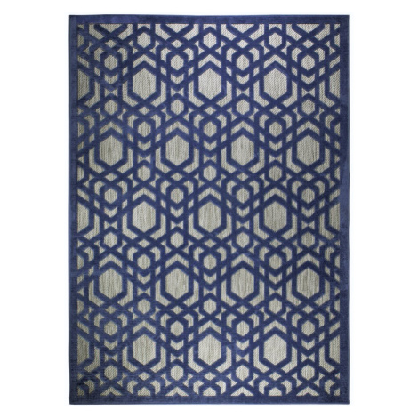 Kusový koberec Piatto Oro Blue – na ven i na doma - 200x290 cm Flair Rugs koberce