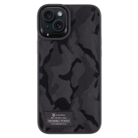 Tactical Camo Troop Kryt pre Apple iPhone 15 Plus, Čierny