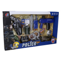 Polícia set zbrane a vybavenie