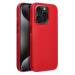 Leather Mag Cover Apple iPhone 15 Pro red