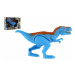 Dinosaurus T-Rex plast 18cm na batérie so zvukom so svetlom