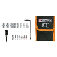 PARKSIDE® Súprava bitov/vrtákov/nástrčných kľúčov, 18-dielna (súprava bitov/nástrčných kľúčov PS