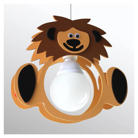 Závesná lampa do detskej izby lev Leo Elobra