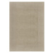 Kusový ručně tkaný koberec Tuscany Textured Wool Border Natural - 160x230 cm Flair Rugs koberce