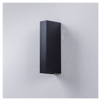 Vonkajšie nástenné svietidlo Arcchio Brinja LED, čierne, hliník, IP65
