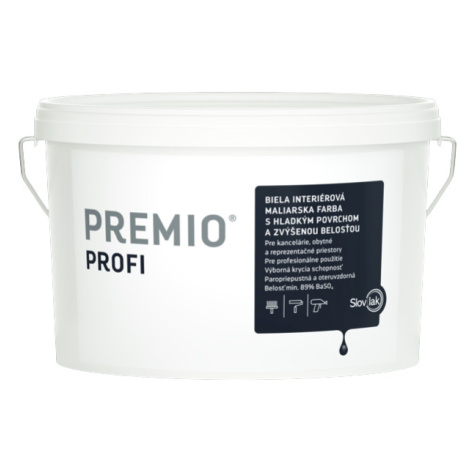 PREMIO PROFI - Interiérová oteruvzdorná farba biela 15 kg