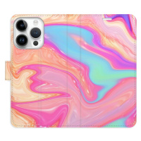 Flipové puzdro iSaprio - Abstract Paint 07 - iPhone 15 Pro