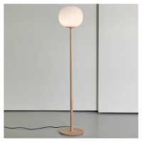 Stojacia lampa Luceplan Lita sklenené tienidlo 42 cm, jaseň