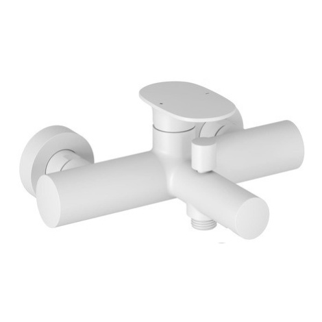 Vaňová batéria Ravak Spring bez sprchového setu biela X070569