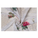 Bielo-ružová záclona 300x245 cm Shoyo – Mendola Fabrics